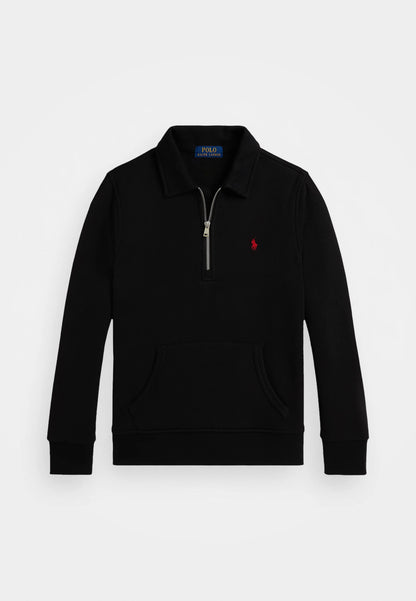 Polo Ralph Lauren FLEECE QUARTER ZIP PULLOVER - Sweater - black